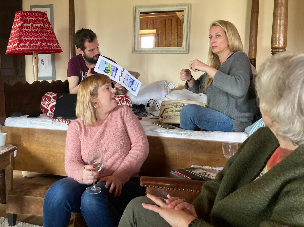 apéro debrief photo: Aurélie Duclos